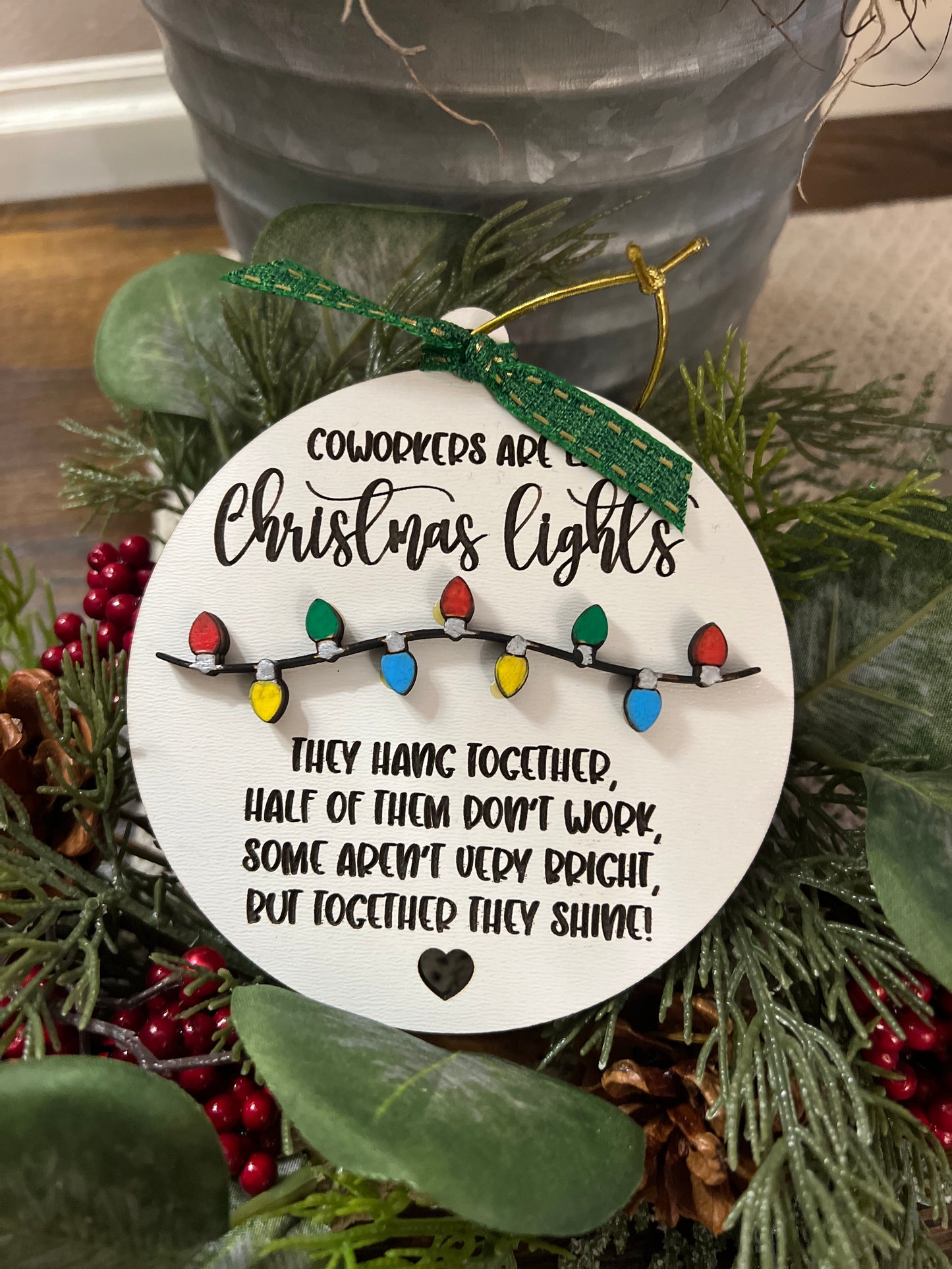 Co Worker Christmas Ornament
