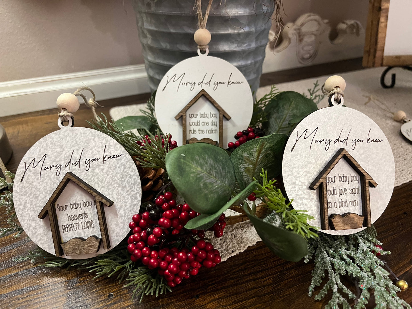 Mary Did You Know Ornaments