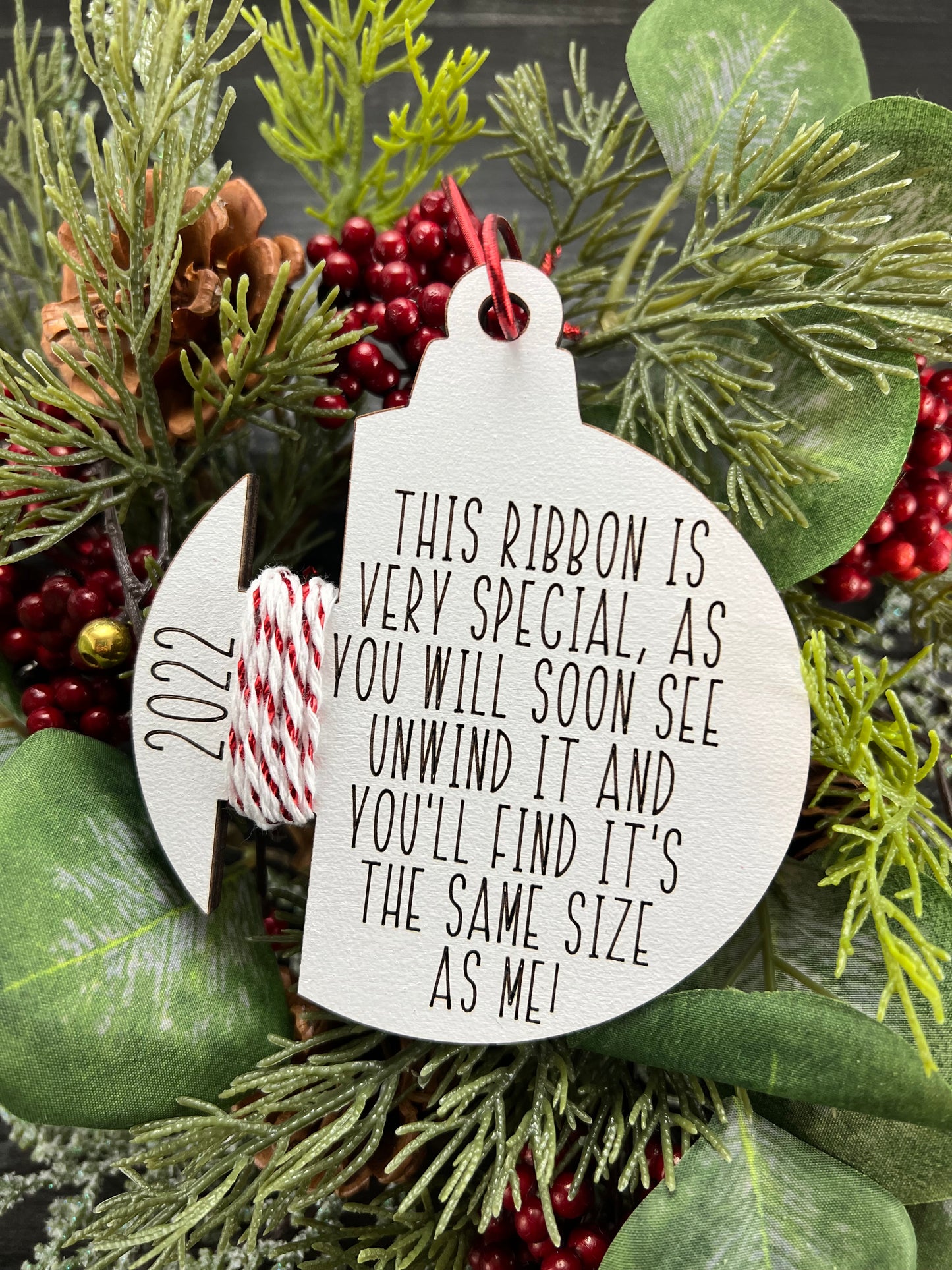 Height Ribbon Ornament
