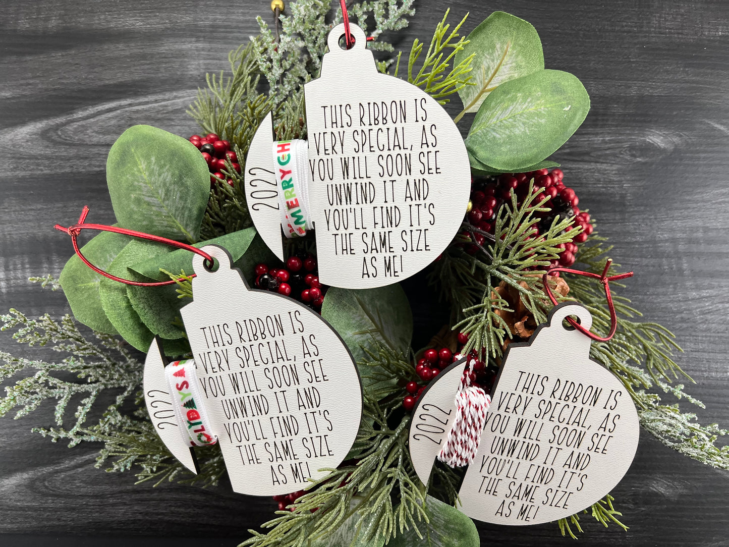 Height Ribbon Ornament