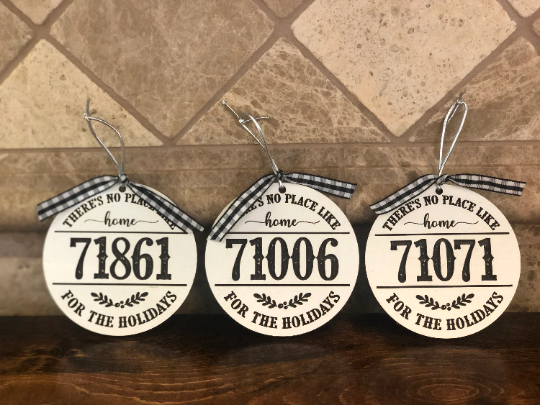 Custom ZIP Code Ornament