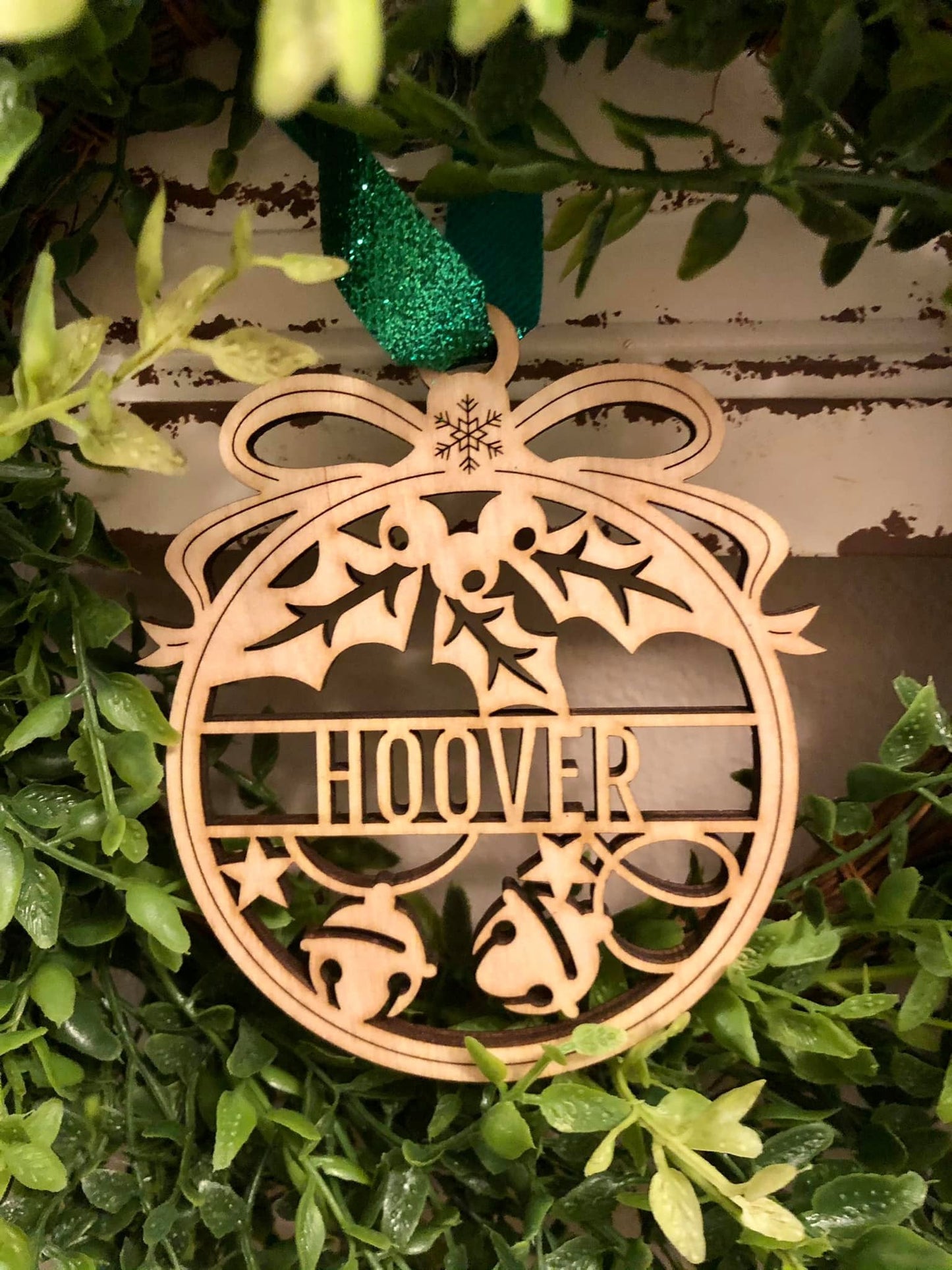 Christmas Ornament - Holly, Reindeer, Snowflake