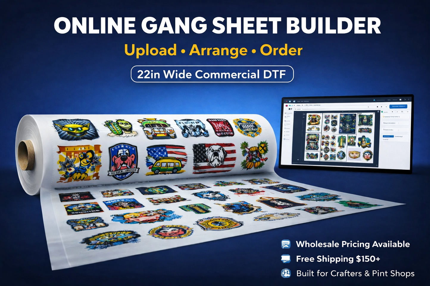 DTF Gang Sheets- Online Gang Sheet Builder