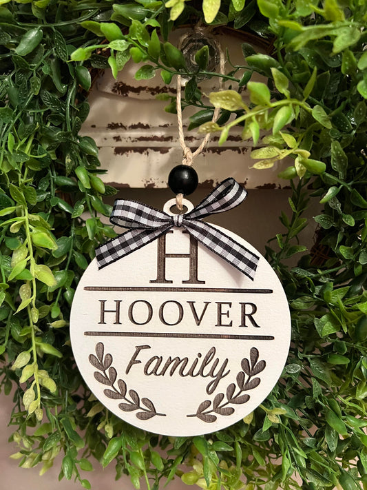 Farmhouse Style Christmas Ornament